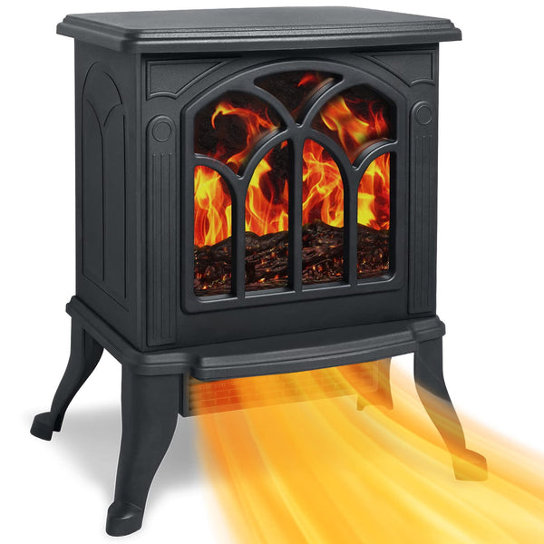 GIVIMO Electric Fireplace Heater 1500W Infrared Fireplace Stove with 3D Flame