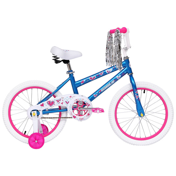 Vebreda 18 Inch Kids Bike Bicycle with Training Wheels for 5-8 Years Old Kids,Blue