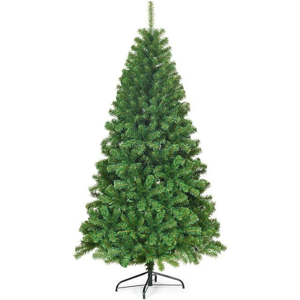 Vebreda Christmas Tree 6ft Artificial Hinged Xmas Tree with 1,000 Branch Tips, Green