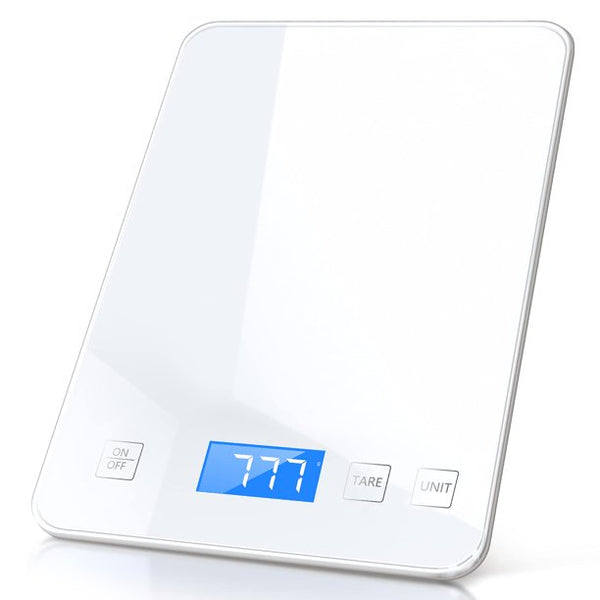 Vebreda 22lb Food Scale Digital Kitchen White Scale for Cooking Baking