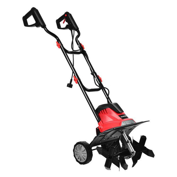 Vebreda Corded Electric Tiller and Cultivator 9-Inch Tilling Depth