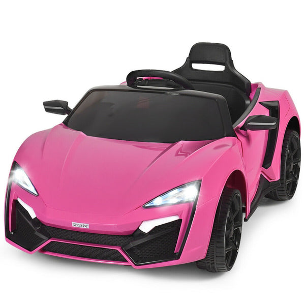 Vebreda 12V 2.4G RC Electric Vehicle with Lights , Pink