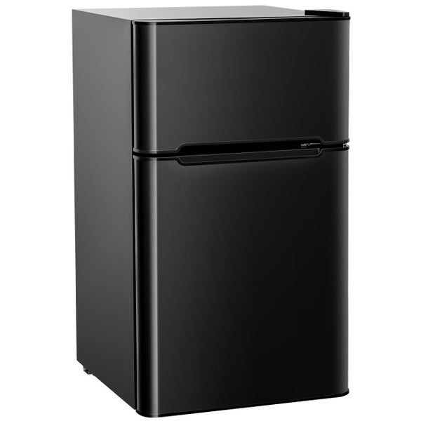 Vebreda 3.2 cu ft. Compact Stainless Steel Refrigerator Black