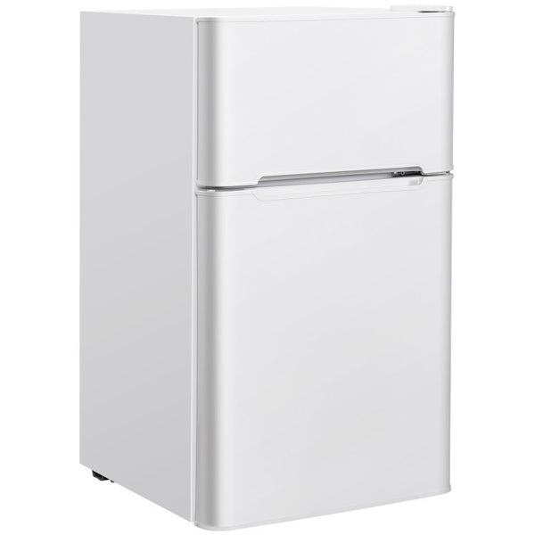 Vebreda 3.2 cu ft Compact Stainless Steel Refrigerator White