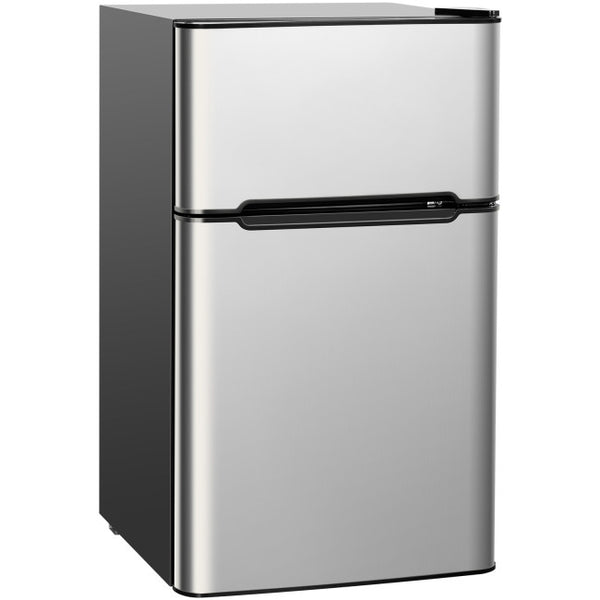 Vebreda 3.2 cu ft. Compact Stainless Steel Refrigerator