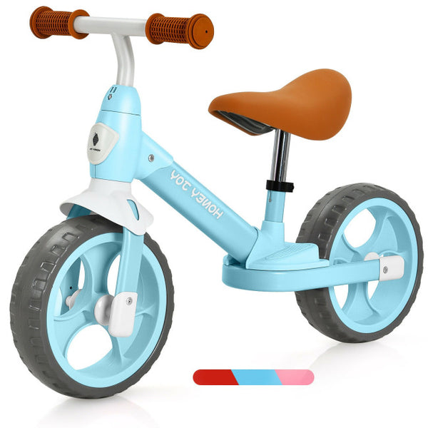 Vebreda Kids Balance Training Bicycle with Adjustable Handlebar and Seat Blue