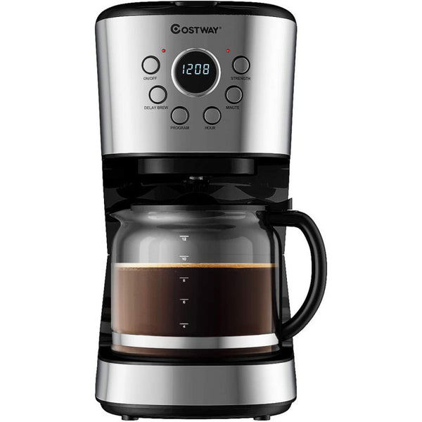 Vebreda 12-cup LCD Display Programmable Coffee Maker Brew Machine