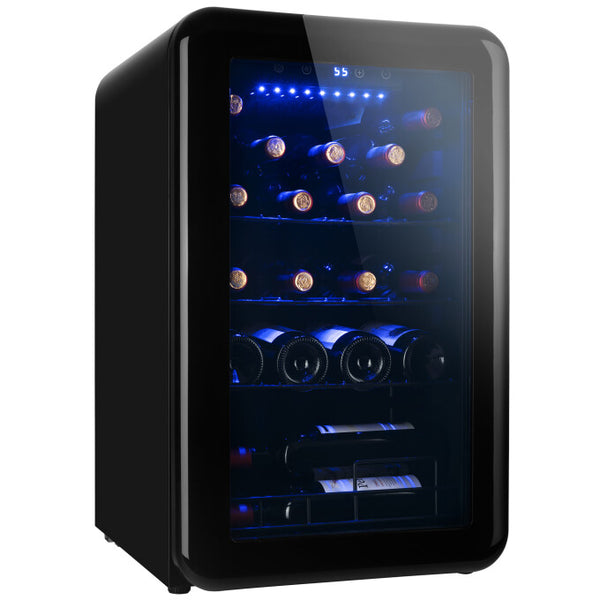 Vebreda Wine Freestanding Wine Finish Max Load 24 Standard Bottle , Black