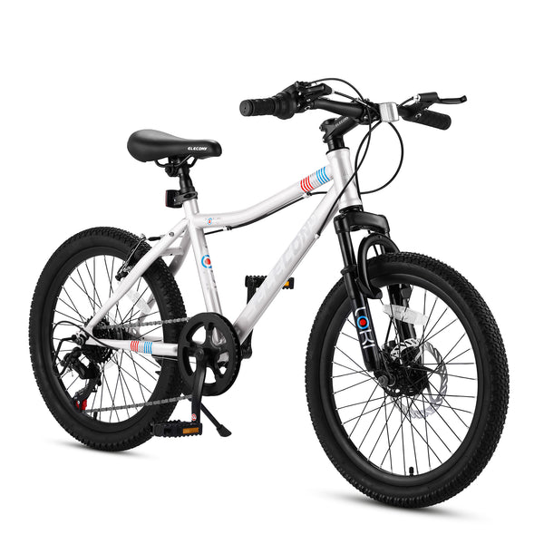 Vebreda Kids Bicycle 20in Kids Montain Bike Gear 7 Speed Bike for Boys and Girls