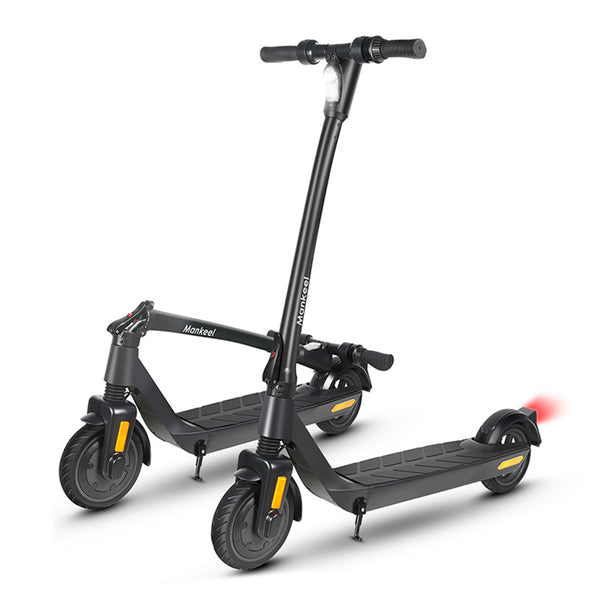 Vebreda 25KM/H App Controlled 350W 8.5Inch 40KM Off Road Scooter With Front and Rear Lights , Black