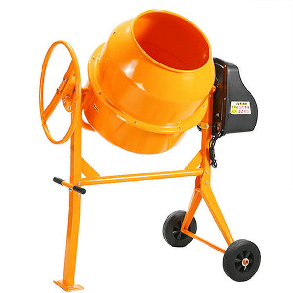 Vebreda Electric Cement Mixer, 2/3 HP Portable Concrete Mixer