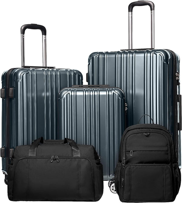 Luggage Expandable Suitcase 3 Piece Set with TSA Lock