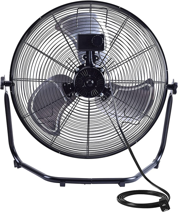 Vebreda 20in High Velocity Industrial Fan, Black