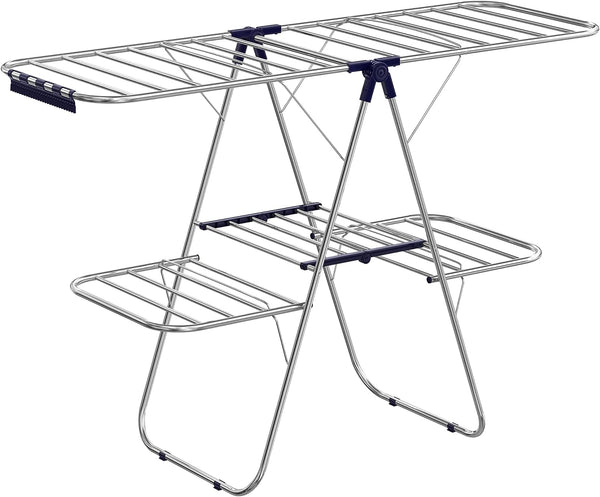 Clothes Drying Rack Foldable 2-Level Laundry Drying Rack