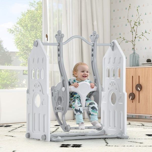 Vebreda Toddler Swing Set, Kids Freestanding Swing Playset Baby Swing Set For Indoor & Outdoor