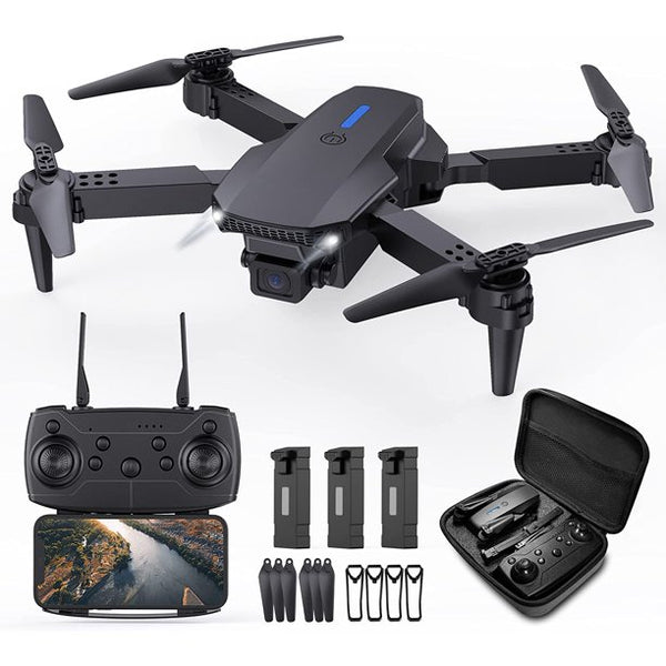 Vebreda Foldable Drone with Camera Video for Adults Beginners