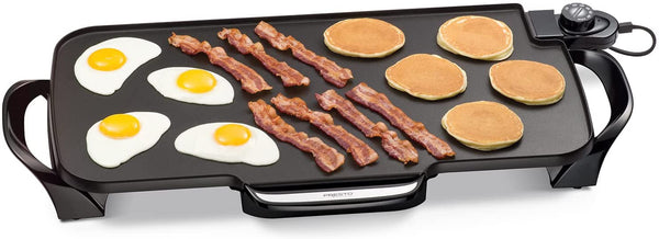 Vebreda 22 inch Electric Griddle With Removable Handles, Black