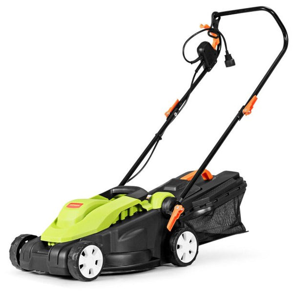 Vebreda 14in 12 Amp Push Lawn Mowe with Folding Handle Electric Push