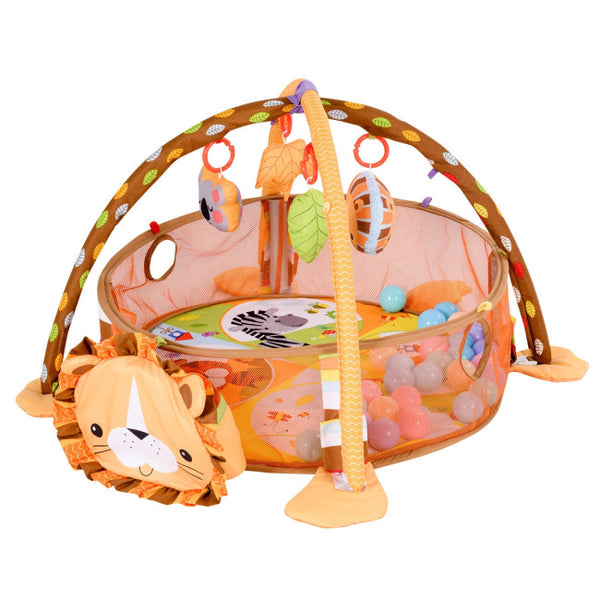 Vebreda 3 in 1 Cartoon Baby Infant Activity Gym Play Mat