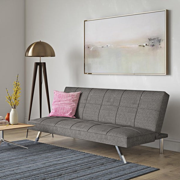 Vebreda Sofa Bed Metal Frame Stainless Leg 2 In 1 Sofa