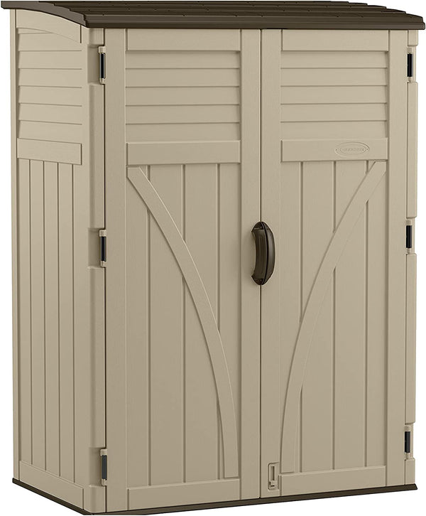 Vebreda? 54 Cubic Ft. Vertical Resin Outdoor Storage Shed