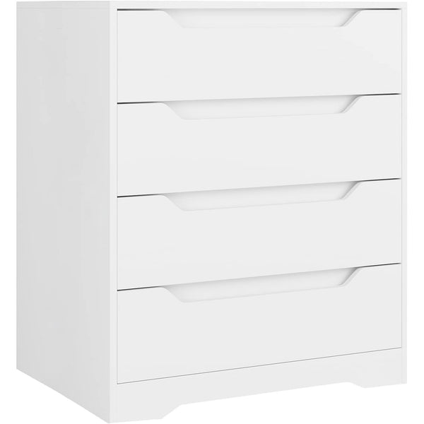 Vebreda Modern 4 Drawer Dresser, Chest of Drawers