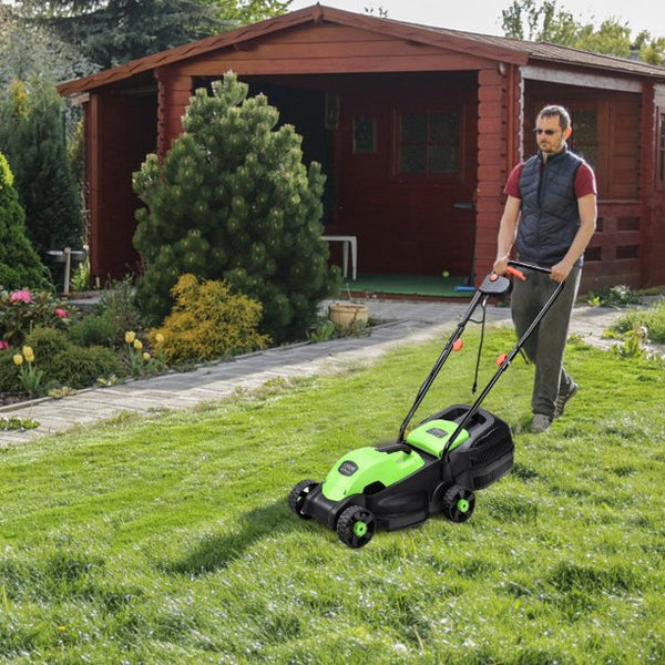 Vebreda 14 Inch Electric Push Lawn Corded Mower