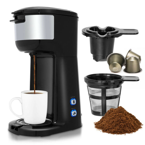 Vebreda Portable Coffee Maker for Ground Coffee and Coffee Capsule