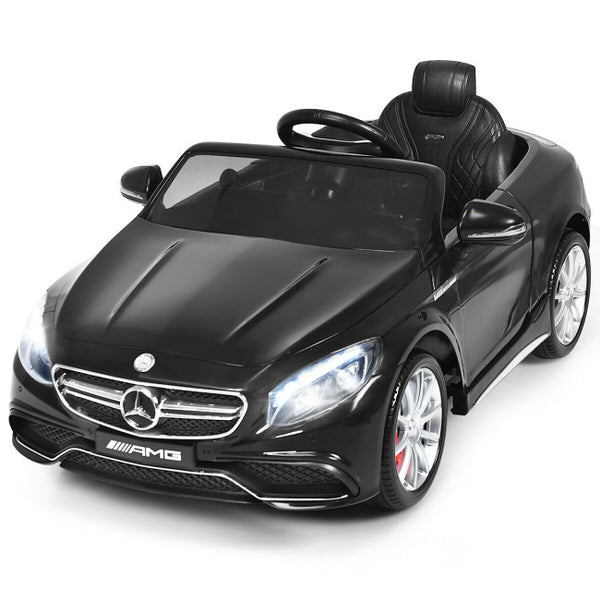 Vebreda 12 V Mercedes-Benz S63 Licensed Kids Ride On Car , Black